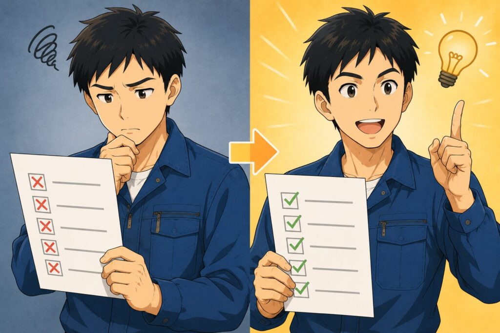 転職STEP3 職務経歴書作成のイメージイラスト