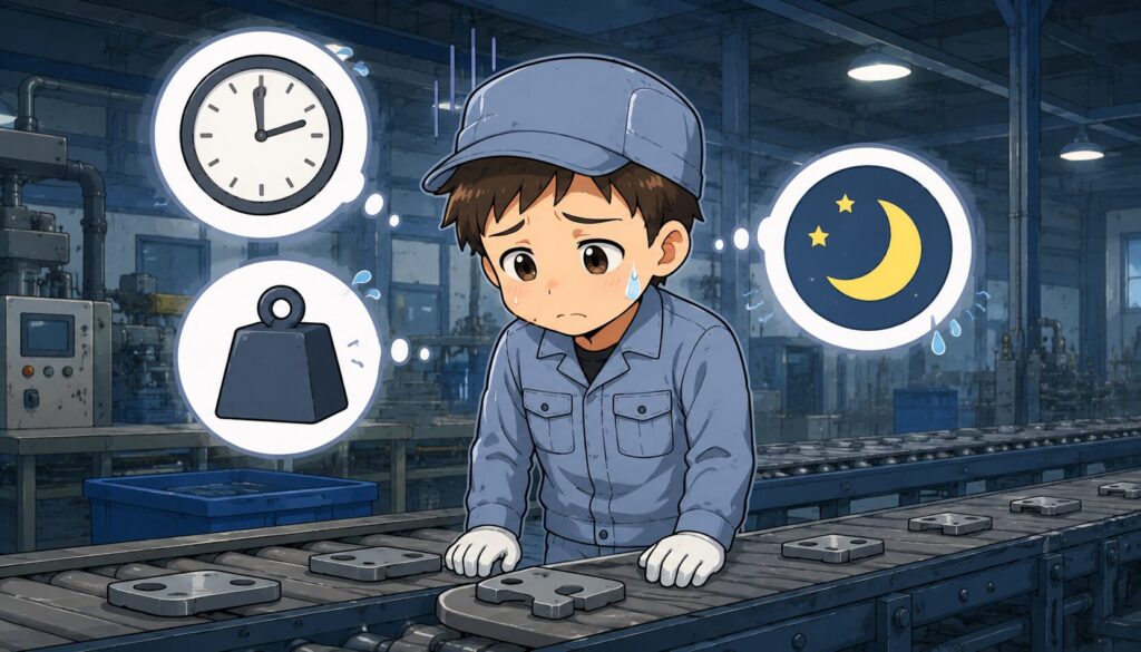 製造業を辞めてもいいと判断できる3つのサインを表すイメージ