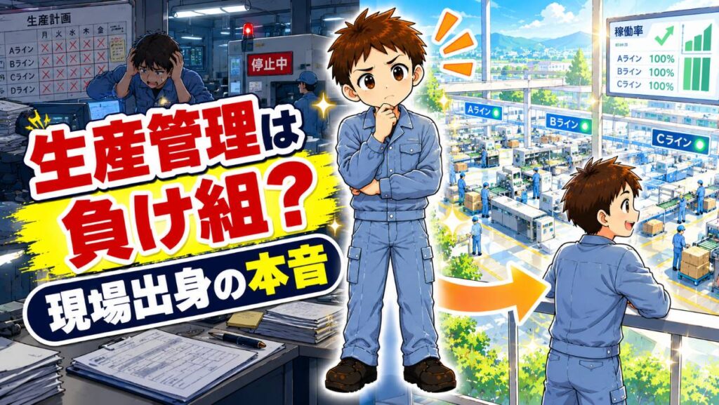 生産管理は負け組？のアイキャッチ画像